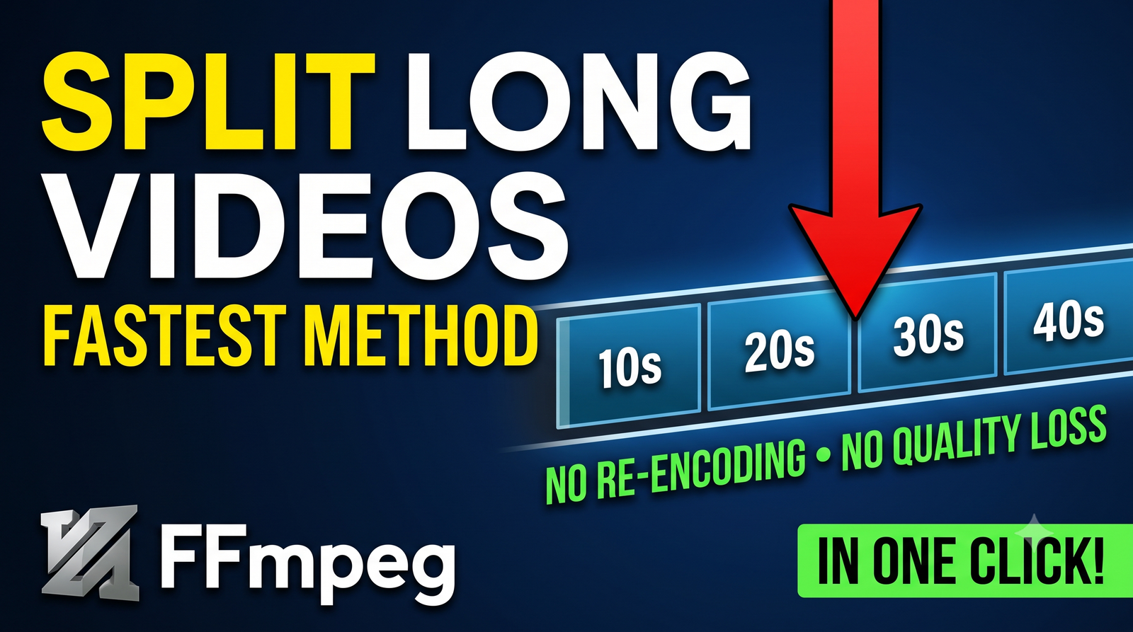 How to Split Any Long Video into Equal Parts (Fastest Method | No Quality Loss)